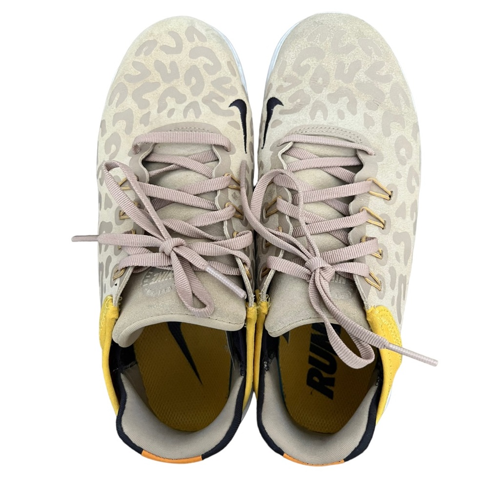 WOMENS NIKE FREE LEOPARD RUNNING SHOES SIZE 8.5